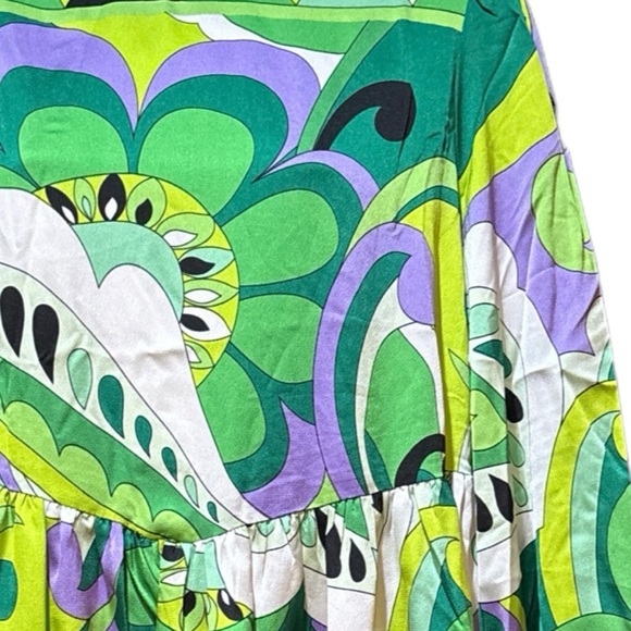 TCEC Scarf Print Mini Dress With Pockets - Picture 5 of 15